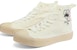 (W) Kappa High-Top Kanvas 'Bordir Putih Musim Sejuk Valentine's' KPDDFVS90C-0106