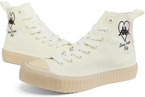 (W) 카파 하이탑 캔버스 "화이트 발렌타인 자수" KPDDFVS90C-0106 Shop (W) 카파 하이탑 캔버스 "화이트 발렌타인 자수" KPDDFVS90C-0106