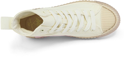 (W) 카파 하이탑 캔버스 "화이트 발렌타인 자수" KPDDFVS90C-0106 Details for (W) 카파 하이탑 캔버스 "화이트 발렌타인 자수" KPDDFVS90C-0106