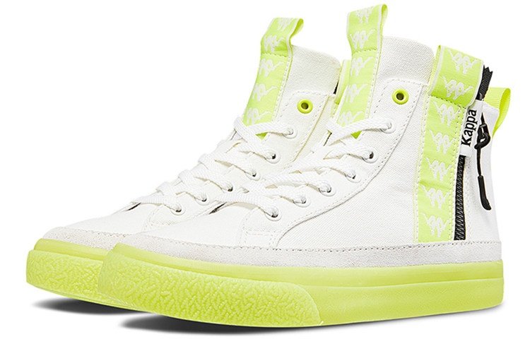 Lookbook (W) Kappa Hoge Canvas Schoenen ''Fluorescerend Groen'' K09Y5CC47-012E