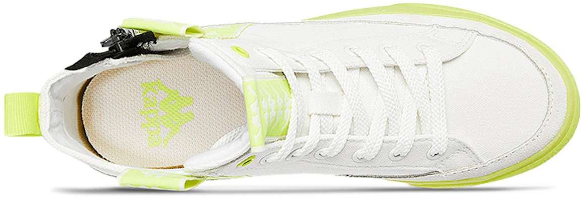 (W) Kappa Hoge Canvas Schoenen ''Fluorescerend Groen'' K09Y5CC47-012E Details for (W) Kappa Hoge Canvas Schoenen ''Fluorescerend Groen'' K09Y5CC47-012E