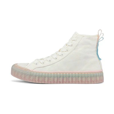(W) Kappa High-Top Canvas 'White Pink'