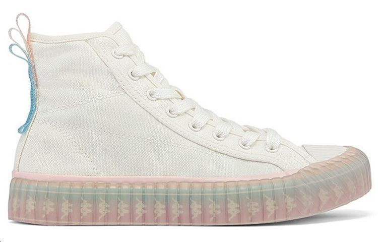 Order Kappa 高筒 帆布鞋 女款 白粉色