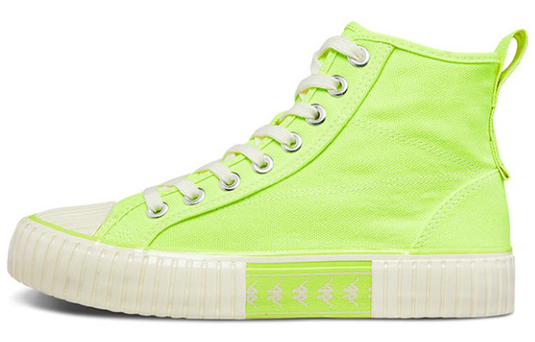 (Women) Kappa High-Top Canvas Sneakers 'Fluorescent Yellow' K09Y5VS60-206