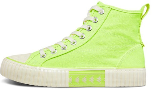 Kappa 串標 高幫休閒帆布鞋 女款 荧光黃 Buy Kappa 串標 高幫休閒帆布鞋 女款 荧光黃