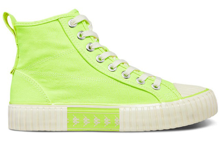 Order Kappa 串標 高幫休閒帆布鞋 女款 荧光黃