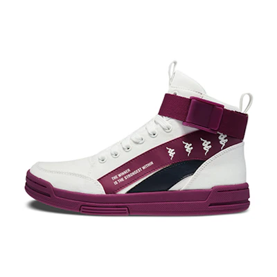 (W) Kappa High-Top Casual Sneakers 'Mulberry Purple'