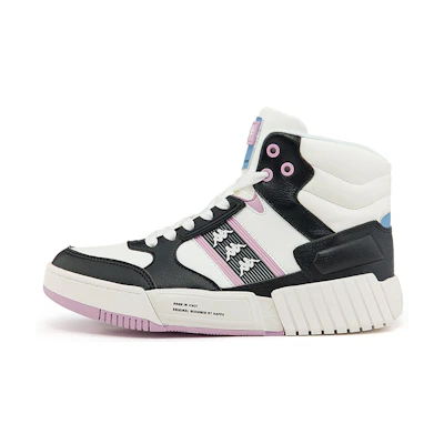 (W) Kappa High-Top Sneaker 'Black Purple'