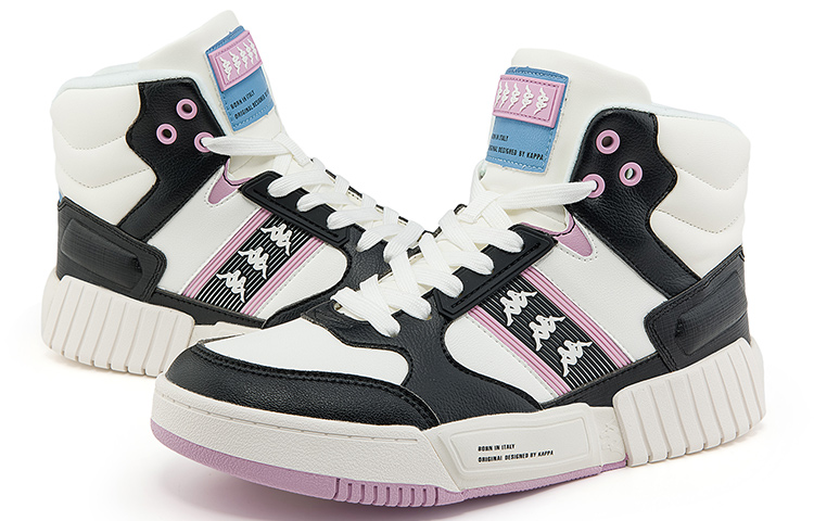 (W) Kappa High-Top Sneaker 'Black Purple' 圖 4