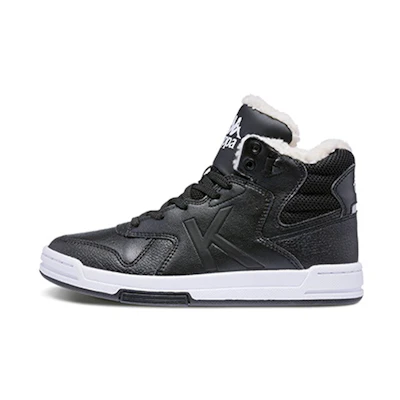 (W) Kappa High-Top Sneaker 'Black Velour'