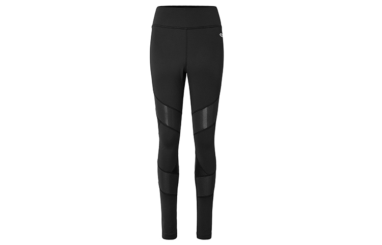 (Women) Kappa High-Waist Yoga Training Running Fitness Pants - Black K0A62AV01F