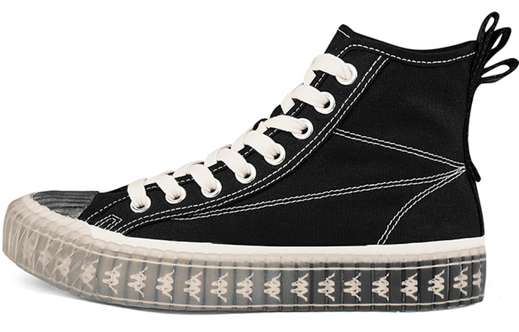 (W) Kappa High-Top Canvas 'Black Logo'
