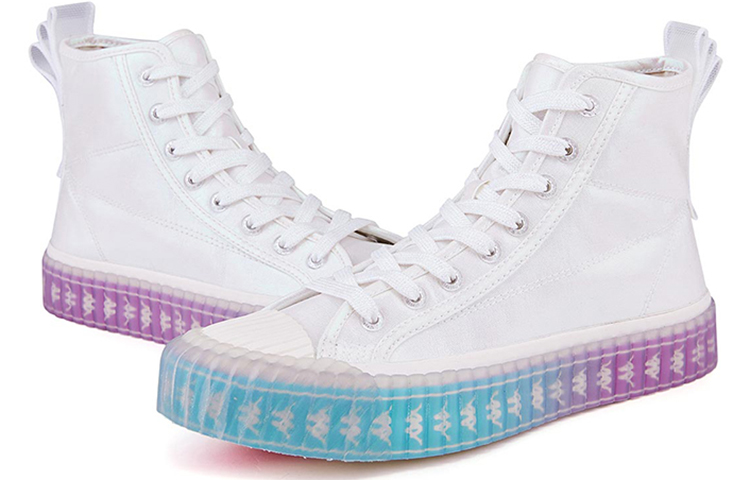 (W) Kappa High-Top Canvas 'White Purple' 圖 4