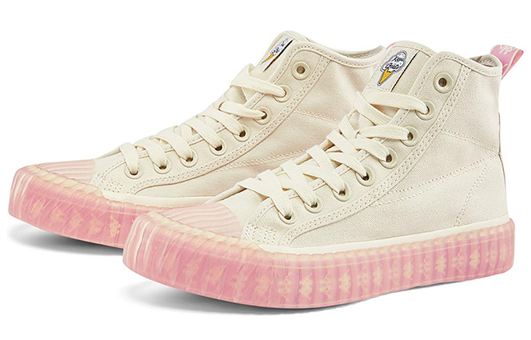 (W) Kappa High-Top Sneaker 'White Pink' 圖 3