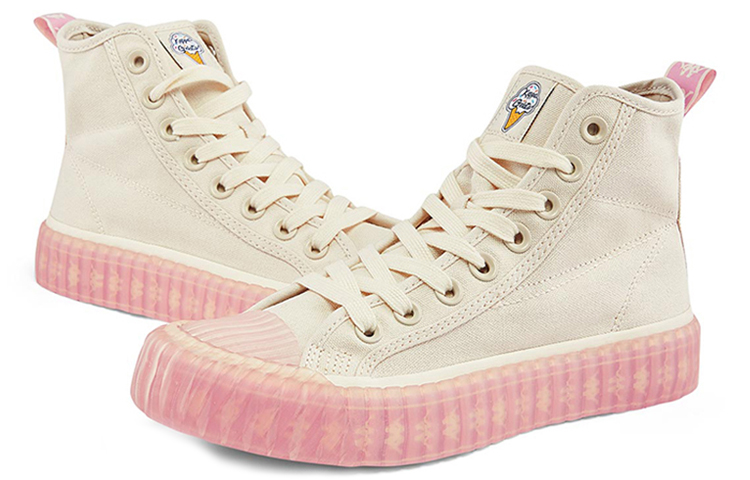 (W) Kappa High-Top Sneaker 'White Pink' 圖 4