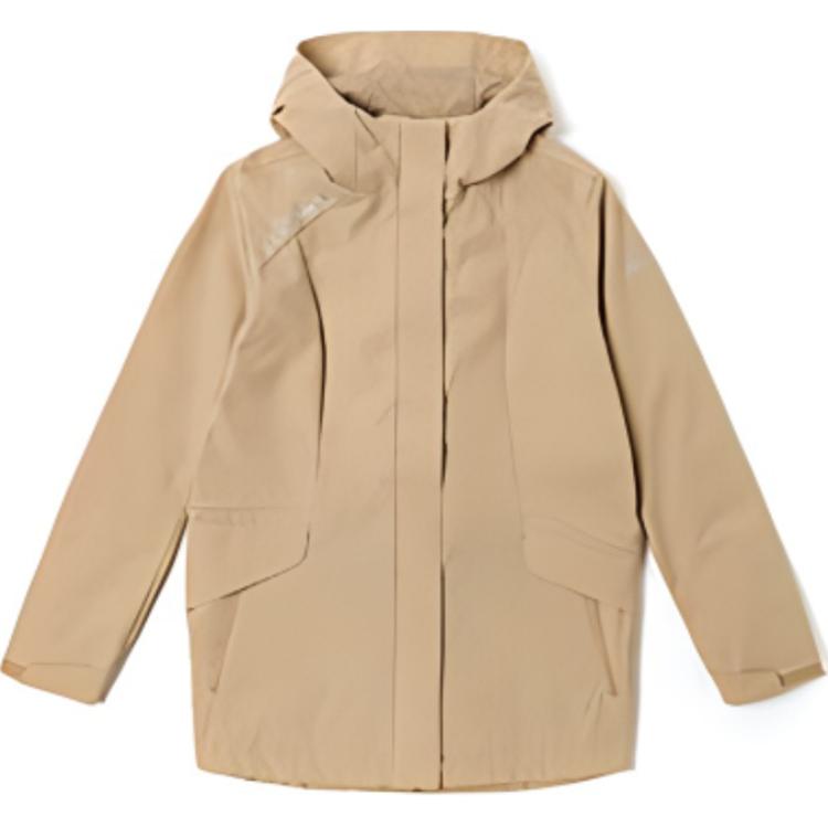 (Women) Kappa Khaki Casual Solid Color Hooded Jacket K0D82FJ44-602