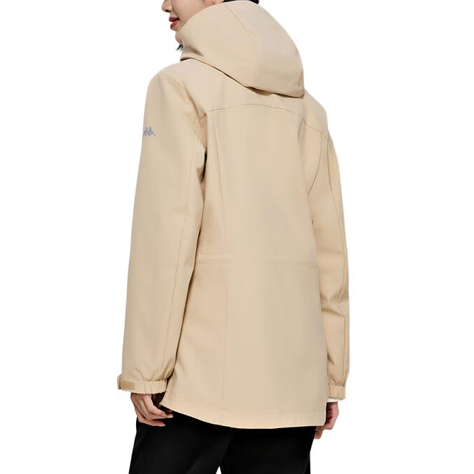 (Women) Kappa Khaki Casual Solid Color Hooded Jacket K0D82FJ44-602 圖 5