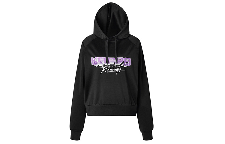 (Women) Kappa Knit Pullover Hoodie Casual Sports Sweatshirt K0A22MT01F
