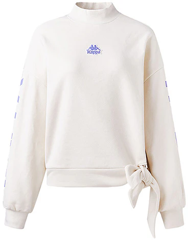 women-kappa-knitted-pullover-casual-sports-sweatshirt-k0962-wt-90-d