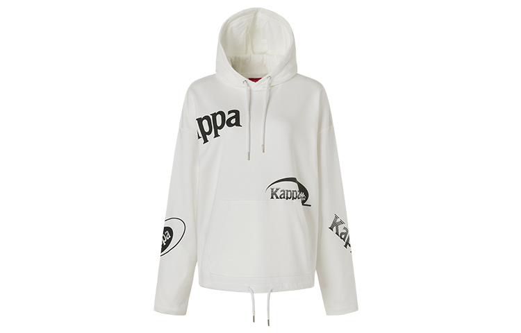 (Women) Kappa Logo Pullover Hoodie with Letter Print for Women K0A62MT62D