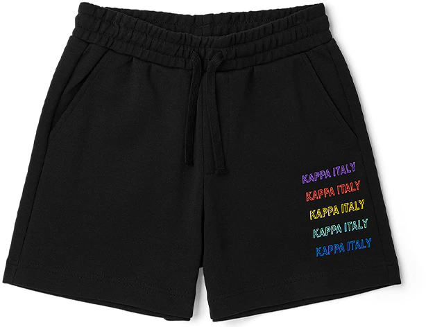 women-kappa-logo-series-black-shorts-with-colorful-letter-print-design-k0-c42-dy-01-d