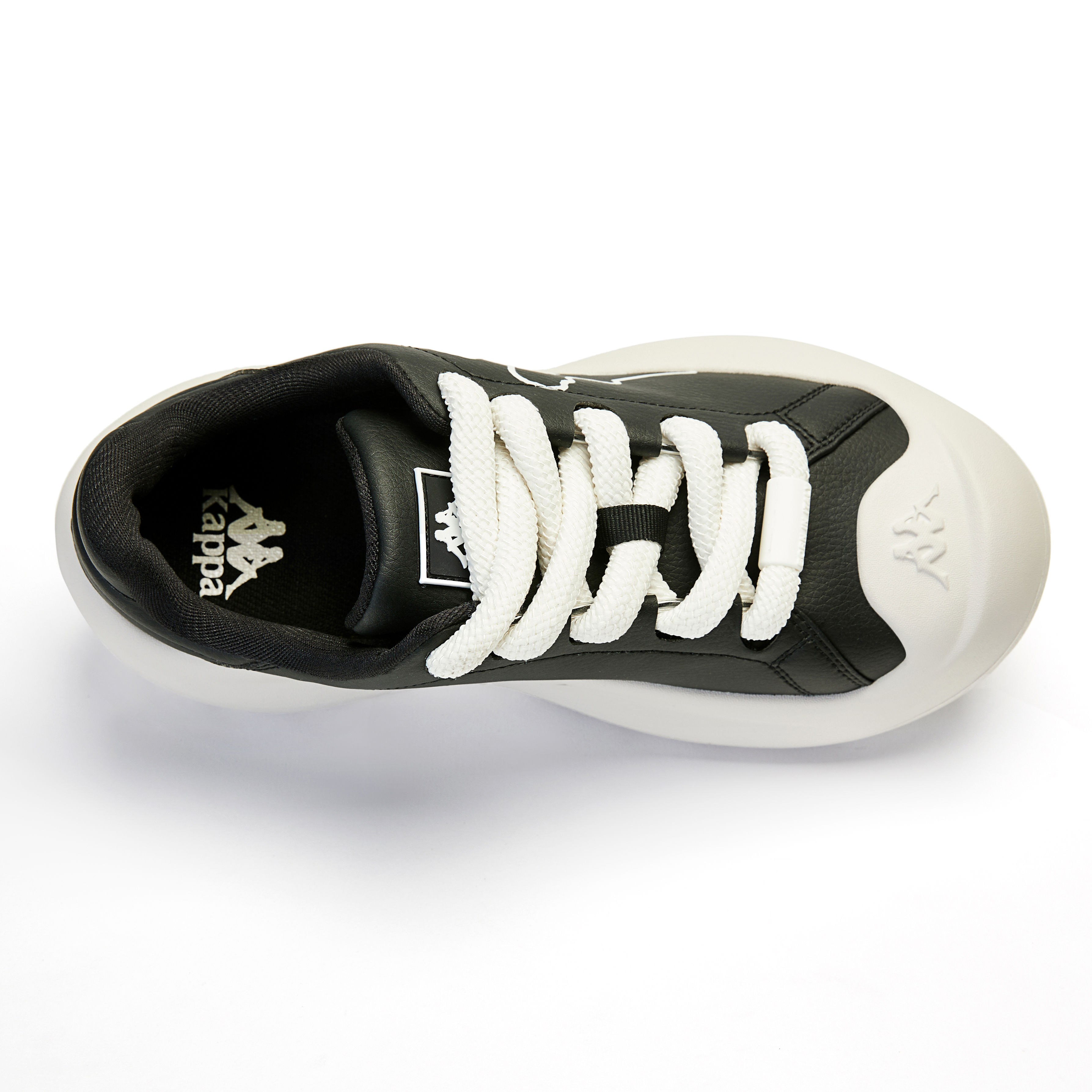 Lookbook (W) Kappa 低帮“黑白舒适”鞋 K0E45CC00F-990
