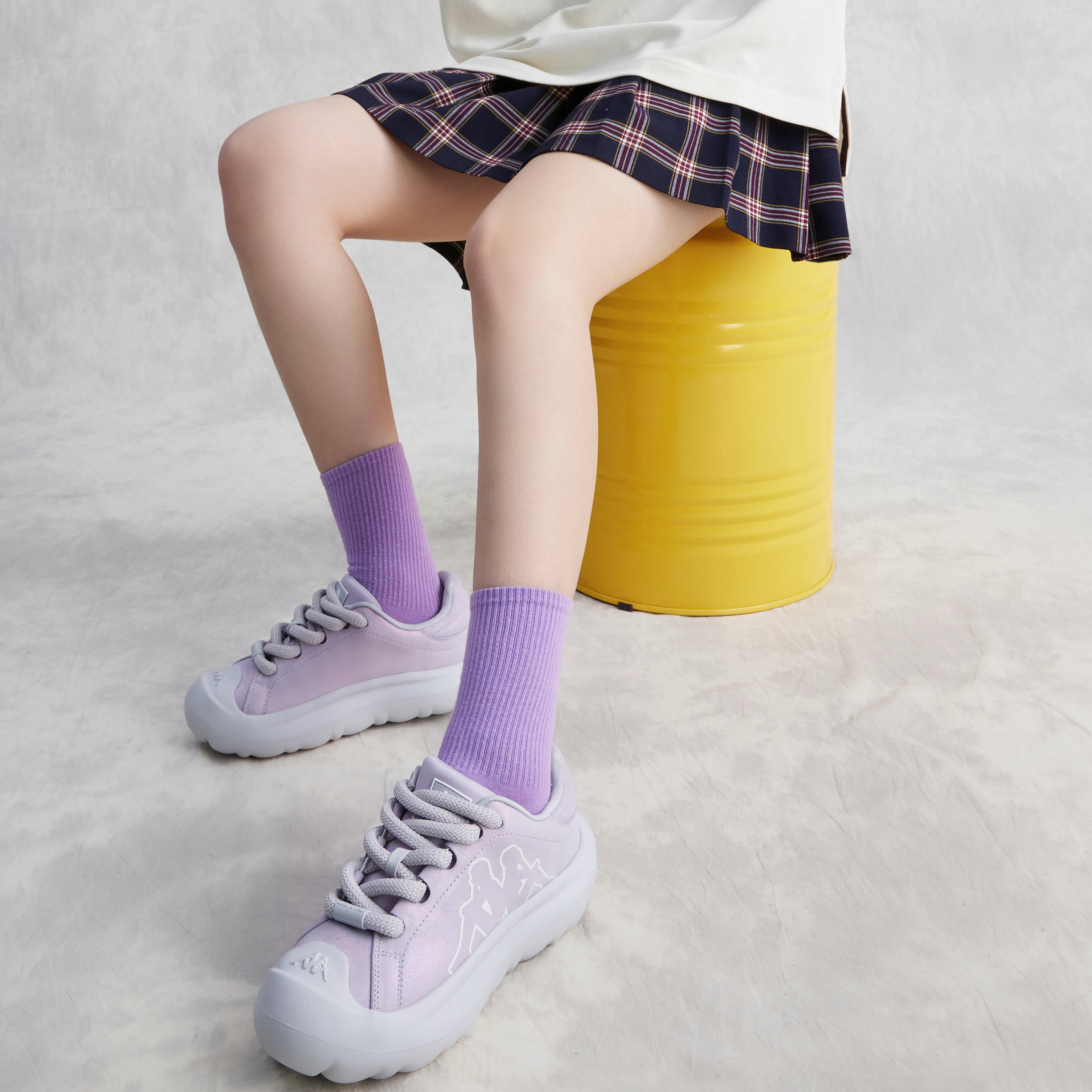 (W) Kappa Low-Top 'White Purple' 圖 12
