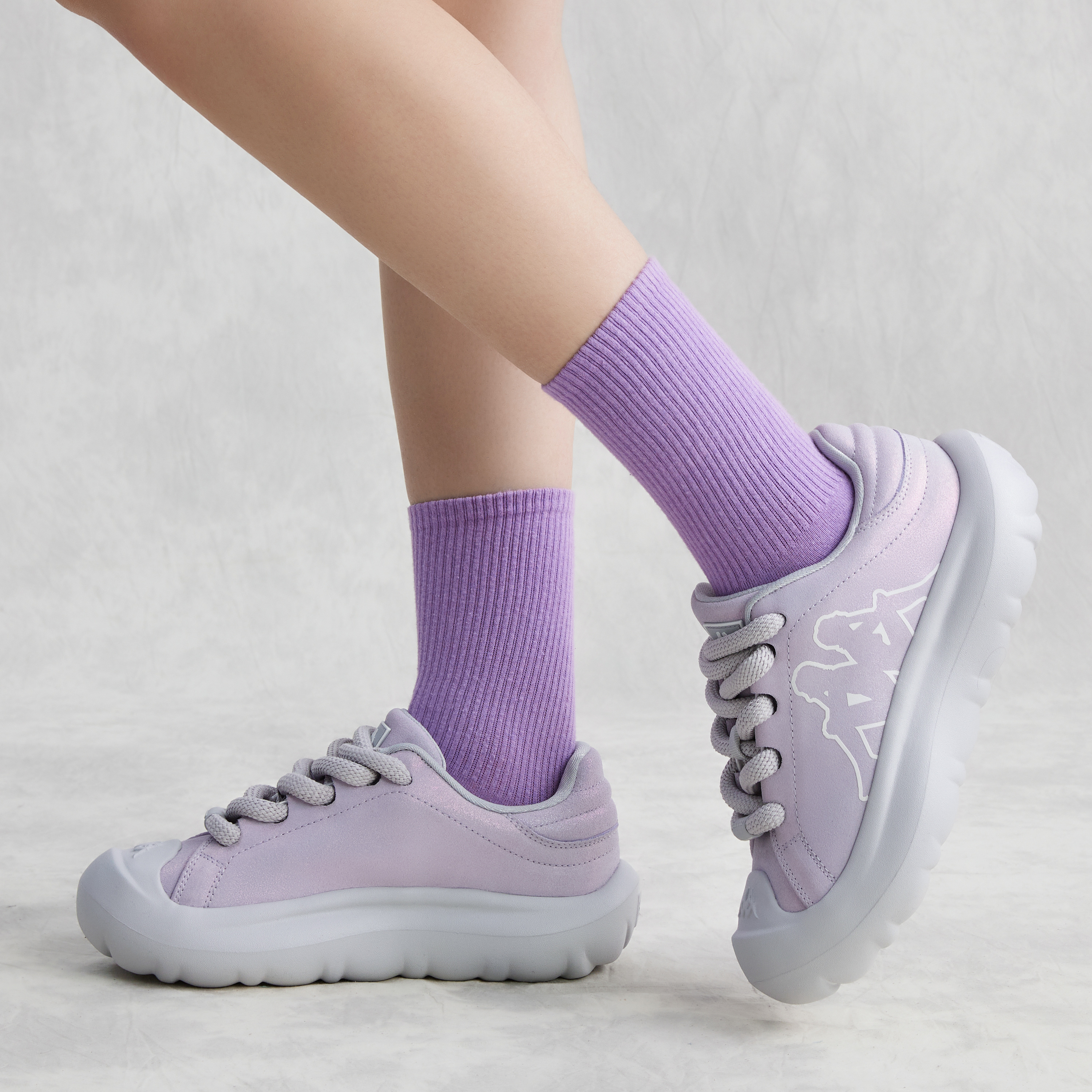 (W) Kappa Low-Top 'White Purple' 圖 8