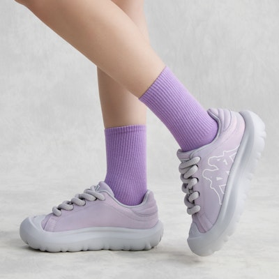 (W) カッパ ローカット 白紫 (Kappa Rōkatto Shiro Murasaki) K0E45CC00F-024 Cheap (W) カッパ ローカット 白紫 (Kappa Rōkatto Shiro Murasaki) K0E45CC00F-024