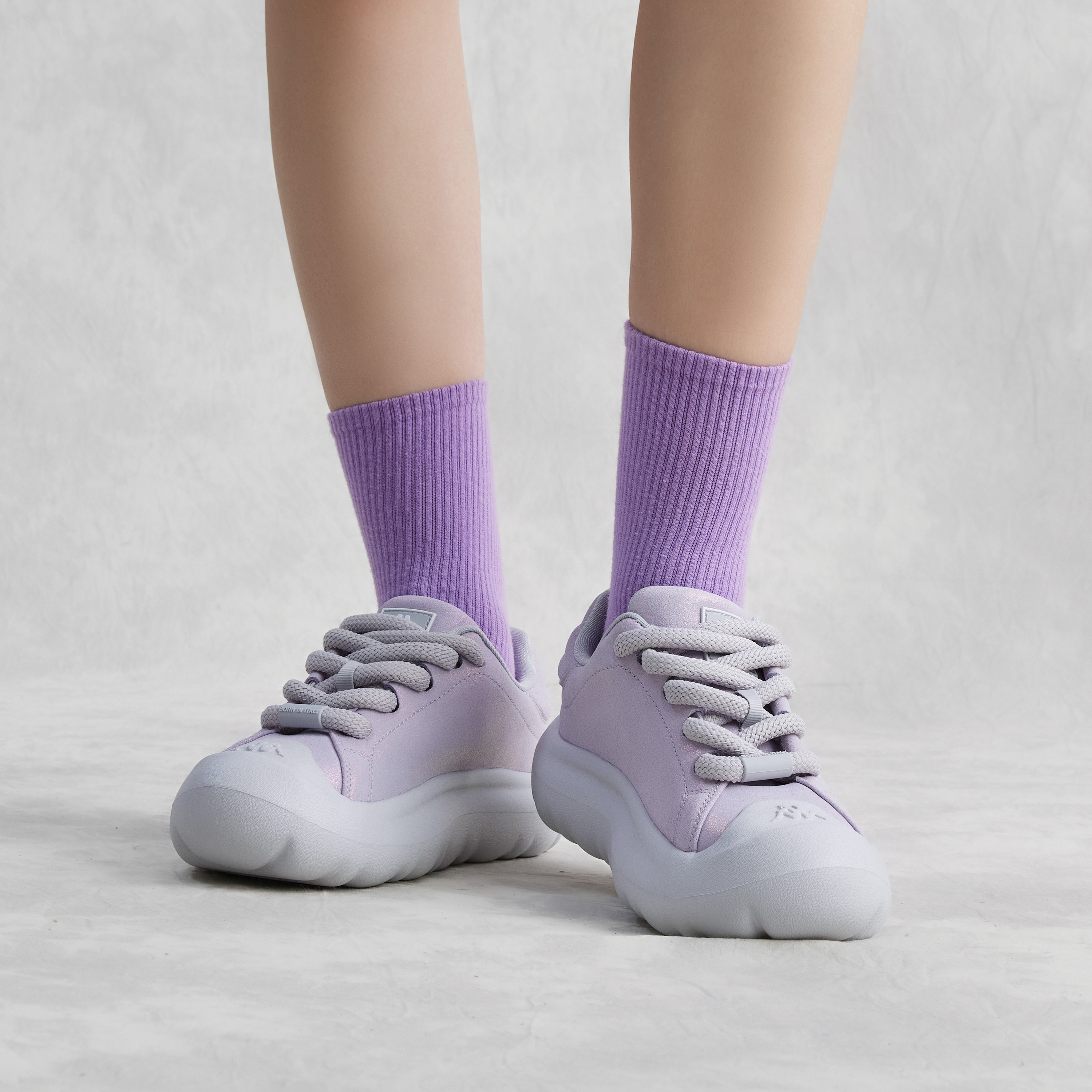 (W) Kappa Low-Top 'White Purple' 圖 9