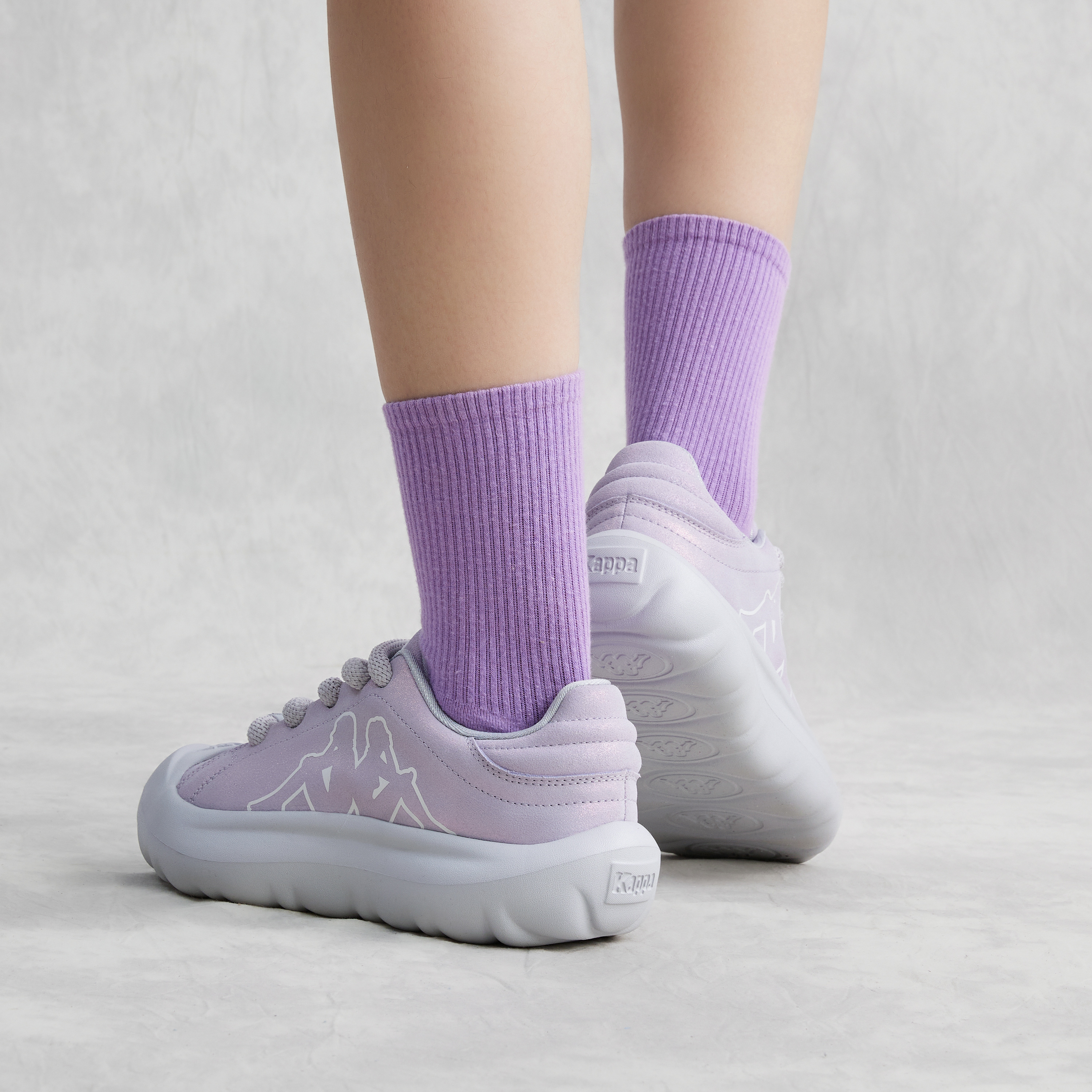(W) Kappa Low-Top 'White Purple' 圖 10