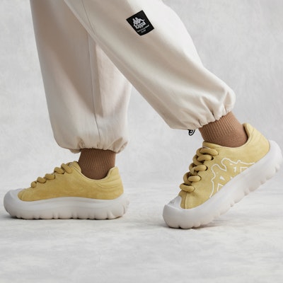 (W) Kappa 低帮‘黄白舒适’运动鞋 K0E45CC00F-2344 Cheap (W) Kappa 低帮‘黄白舒适’运动鞋 K0E45CC00F-2344