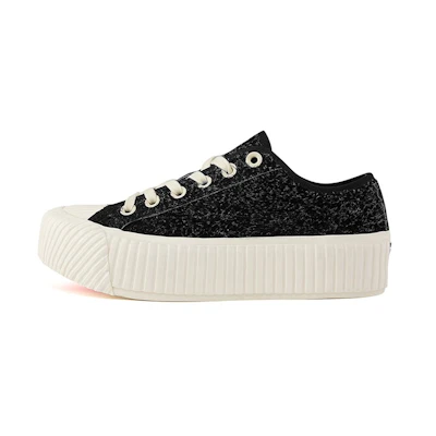 (W) Kappa Low-Top Casual 'Black'
