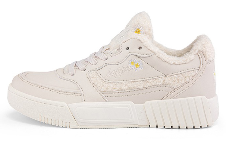 (W) Kappa Low-Top Plush 'Moon Grey'