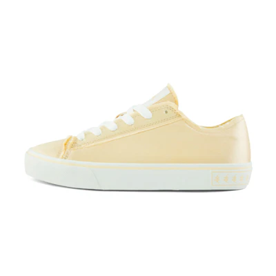 (W) Kappa Low-Top Skateboard Sneakers 'Light Yellow'
