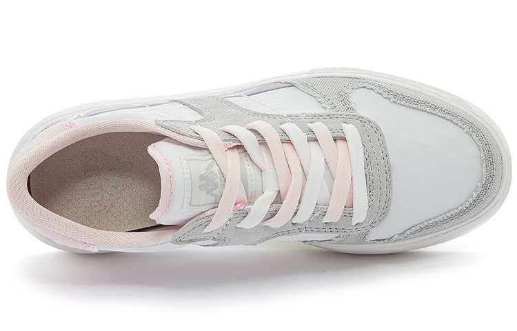 (W) Kappa Low-Top Skateboard Sneakers 'White Grey Pink' 圖 6