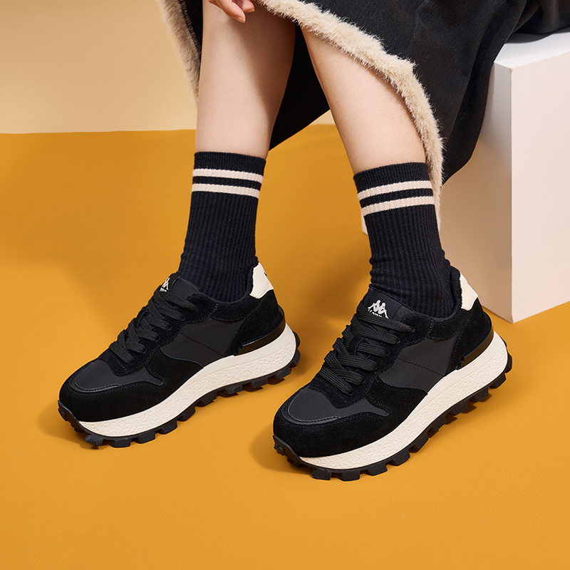 (W) Kappa Low 'Black Fleece-Lined Dad Shoe' 圖 7