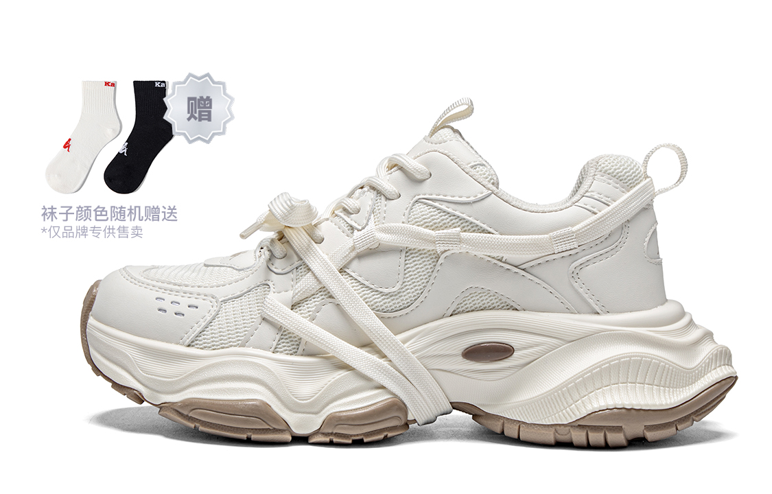 (Women) Kappa Low 'White Dad Shoe' K0D85MC37CJ-012