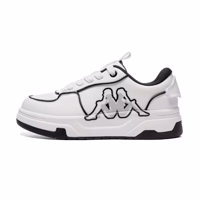 (W) Kappa Low-Top 'Black White'