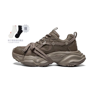 (W) Kappa Low Top 'Grey Khaki'