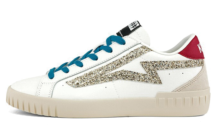 (W) Kappa Low Top 'White Red'