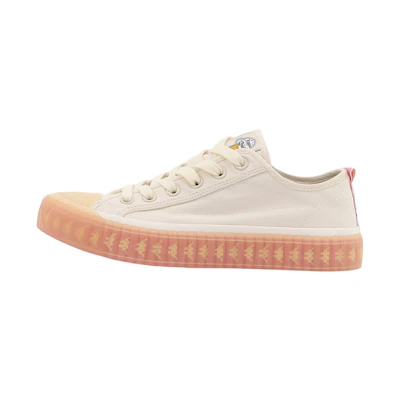 (W) Kappa Low-Top Canvas 'White Pink'