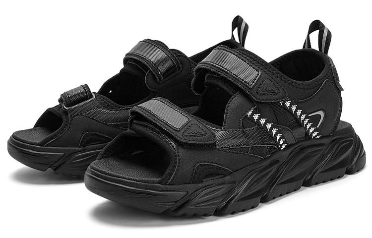 (W) Kappa Magic Tape Sports Sandals 'Black Logo' 圖 3