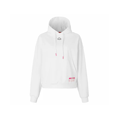 (Women) Kappa Oversized Short Hoodie Sportswear Casual Style K0A62MT85