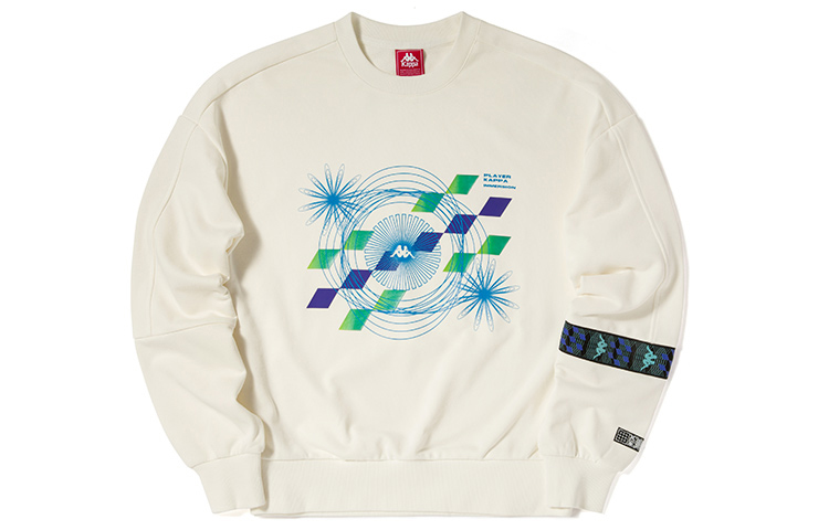 (Women) Kappa Player Series Geometric Print Pullover Sweatshirt K0A22WT74D
