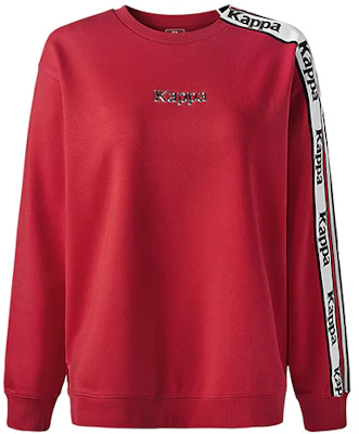 (Women) Kappa Pullover Sweatshirt with Logo Print and Lettered Tape Design K0A22WT37D Buy (Women) Kappa Pullover Sweatshirt with Logo Print and Lettered Tape Design K0A22WT37D