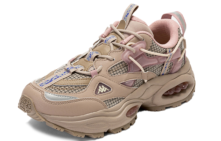 (W) Kappa Retro Dad Sneakers Low 'Grey Tan Rose' 圖 2