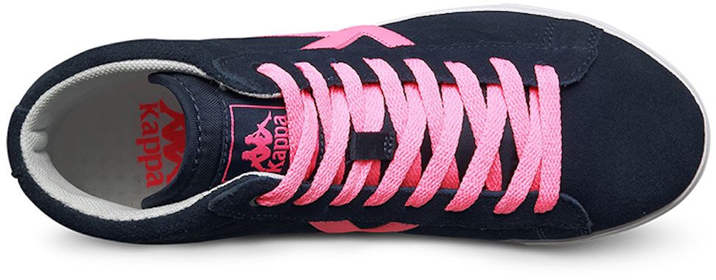 (Women) Kappa Retro High-Top 'Deep Blue Pink' K0625CC17-879 Lookbook (Women) Kappa Retro High-Top 'Deep Blue Pink' K0625CC17-879