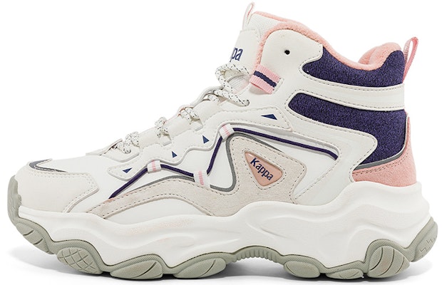 (Women) Kappa Retro High-Top 'Korean White/Novel Pink/Blue' K0C85MC90-012 Buy (Women) Kappa Retro High-Top 'Korean White/Novel Pink/Blue' K0C85MC90-012