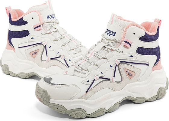 (Women) Kappa Retro High-Top 'Korean White/Novel Pink/Blue' K0C85MC90-012 Shop (Women) Kappa Retro High-Top 'Korean White/Novel Pink/Blue' K0C85MC90-012